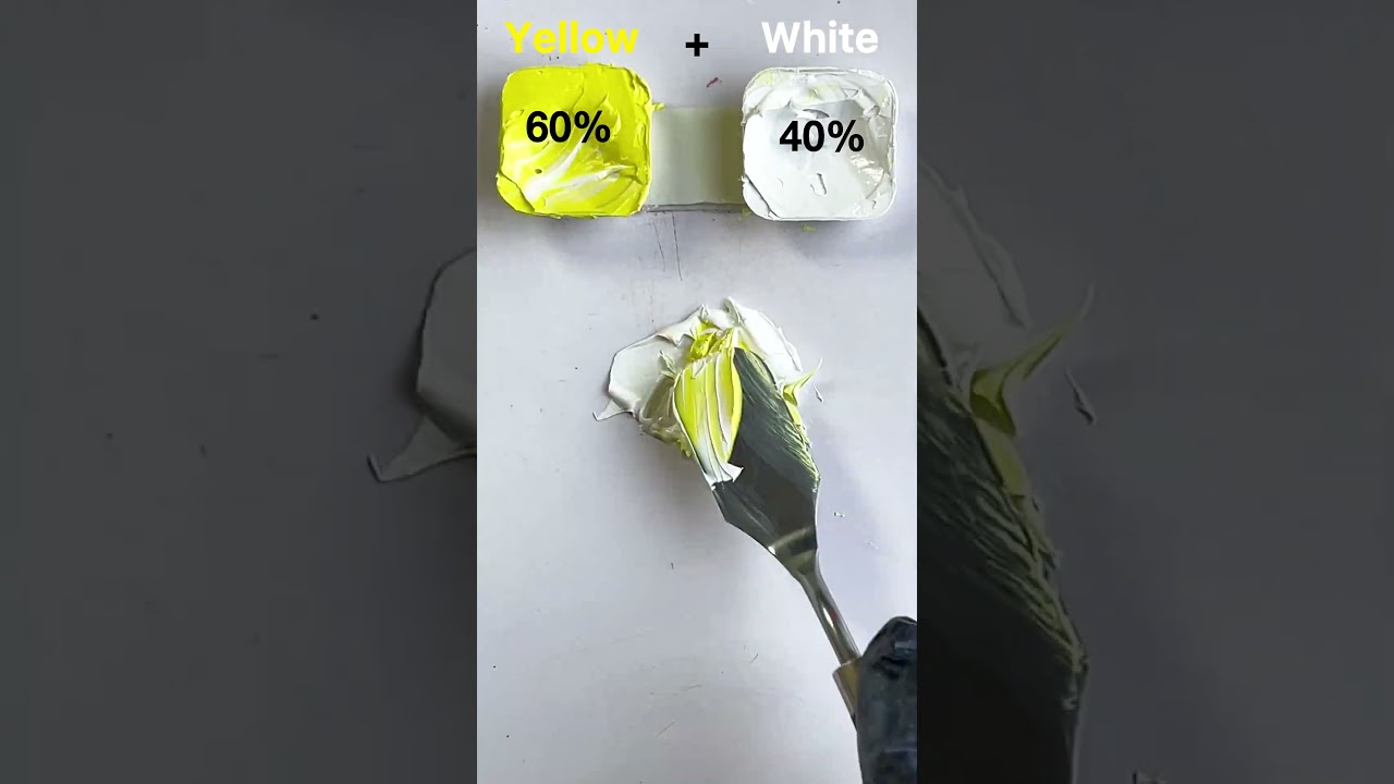 White edition paint mixing recipes satisfying ASMR videos 