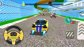 Impossible Crazy Cars Mega Ramp Car Stunts Racing Driver Master Simulator Games Android Gameplay 214 screenshot 1