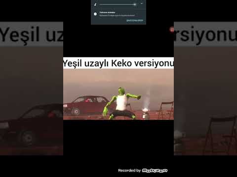 Yeşil uzaylı keko versiyonu