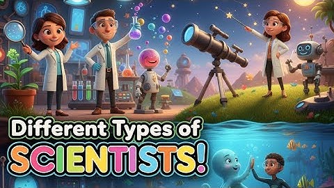 What is a Scientist? 🧑‍🔬 Different Types of Scientists Explained for Kids!