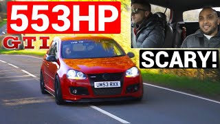 🐒 CRAZY FWD 553HP GOLF GTI MK5 DSG REVIEW