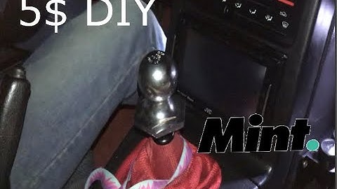 5$ DIY weighted Shift Knob!!