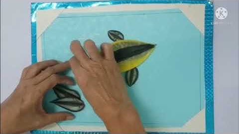 Hằng - Tạo hình các con vật từ lá cây