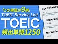 TOEIC 頻出単語 聞き流し1250選（日本語→英語音声）TSL【074】