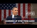 Audio To Obama: AI Learns Lip Sync from Audio | Two Minute Papers #194