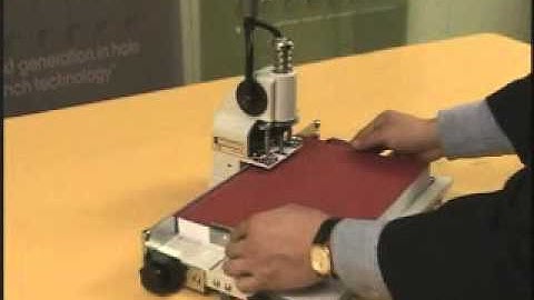 FP I (X) Heavy duty Multi Hole Punching Machine - manual