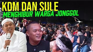 KDM AND KANG SULE ENTERTAIN THE PEOPLE OF JONGGOL TONIGHT