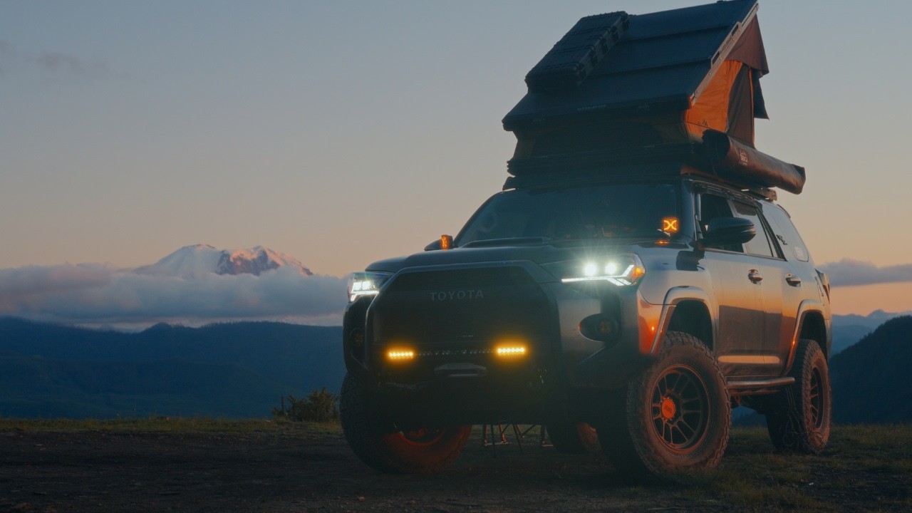 Solo camping near Mt. Rainier in my 4Runner | Cooking in the Mountains