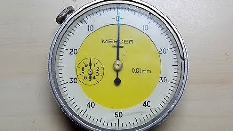 Repairing a sticky dial indicator.
