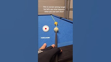 How Cue Ball Speed Affects Your Aim | Pool Lesson For Beginners #8ballpool #poolshots #billiards