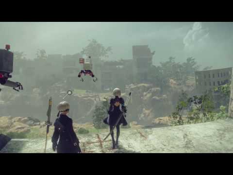 NieR: Automata - Exploring Earth's Distant Future - 27 Minutes of Uninterrupted Gameplay