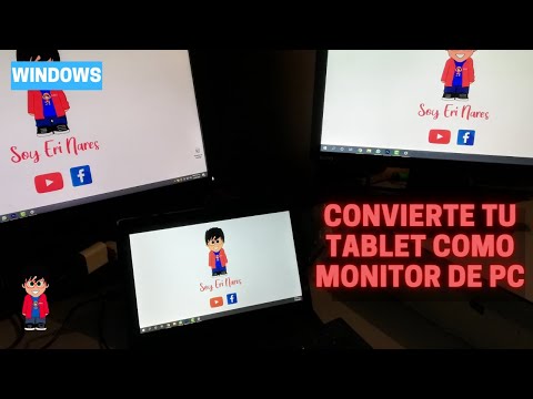 Convierte tu tableta en monitor extra para tu PC