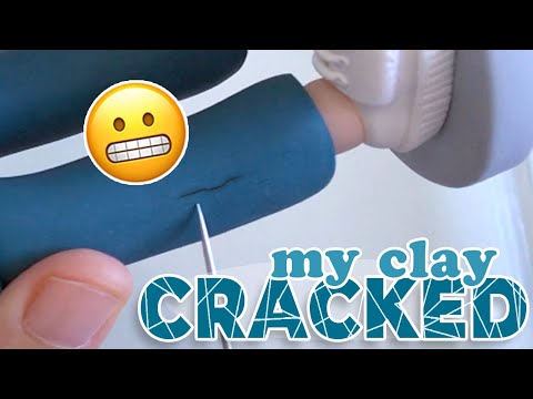 How to FIX A CRACK on a Polymer Clay Sculpture