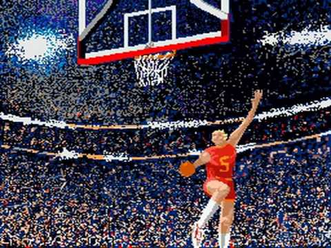 Double Dribble Konami 1986 Attract Mode 60fps