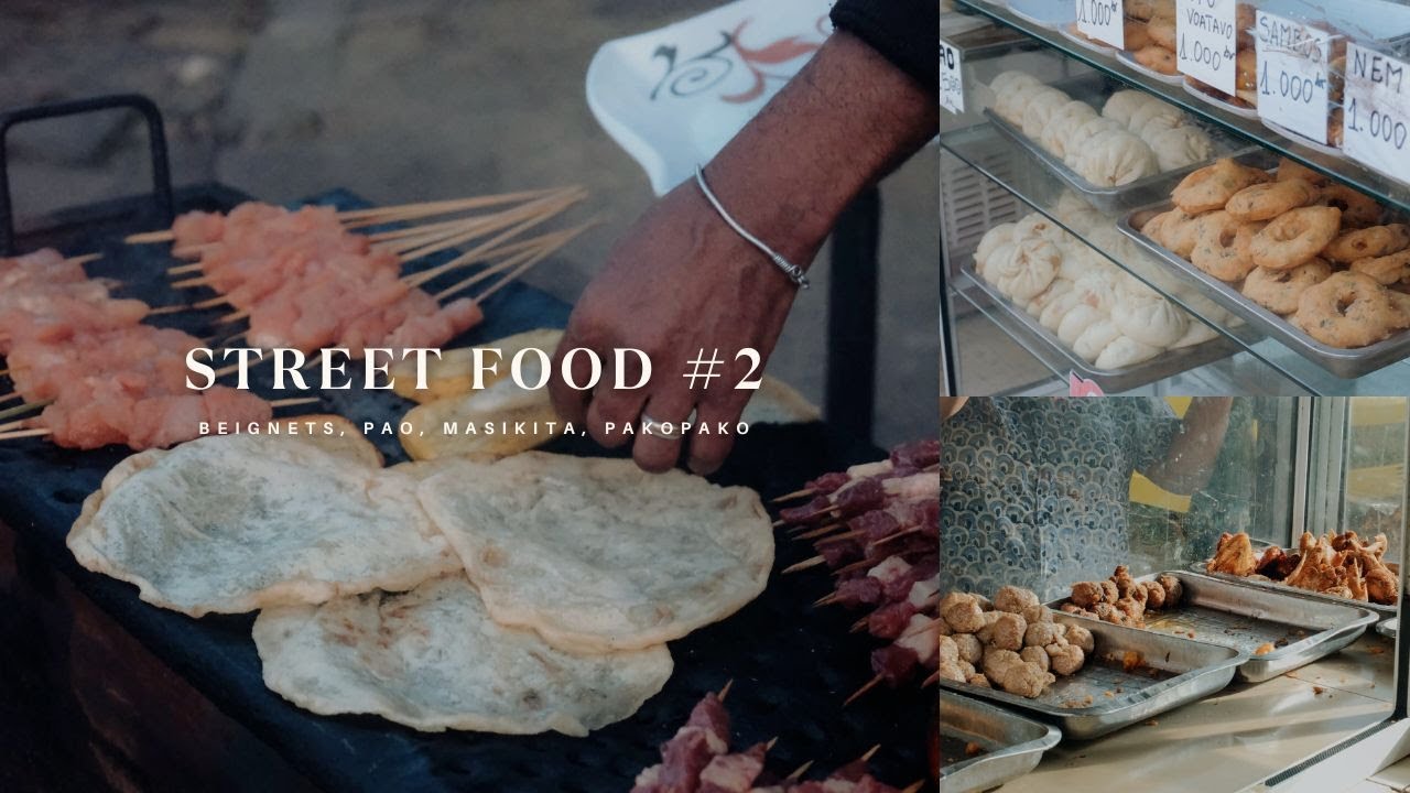 Street food #2   - Autour d'Analakely : beignets, pao, pakopako, brochettes