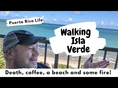 Walking around Isla Verde Puerto Rico