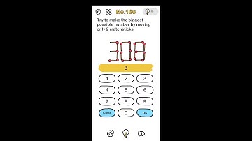 Brain Out Level 166 Try to make the biggest possible number by moving only 2 matchsticks #brainout