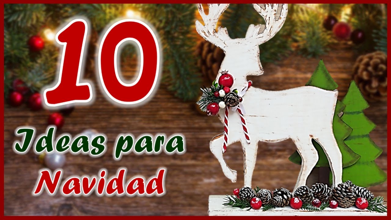 10 BRILLANTES IDEAS NAVIDEÑAS CON SENCILLOS MATERIALES de reciclaje