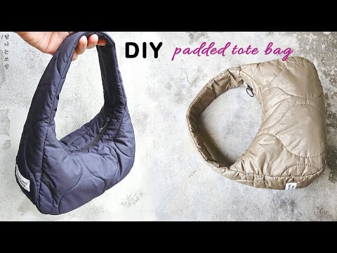 DIY padded tote