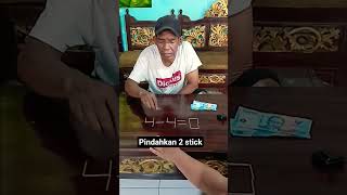 Pindahkan 2 stick #tebaktebakanlogika #lucu