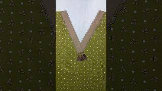 Overlap kurti neck design best sewing tips for beginners #shorts #diy #youtubeshorts