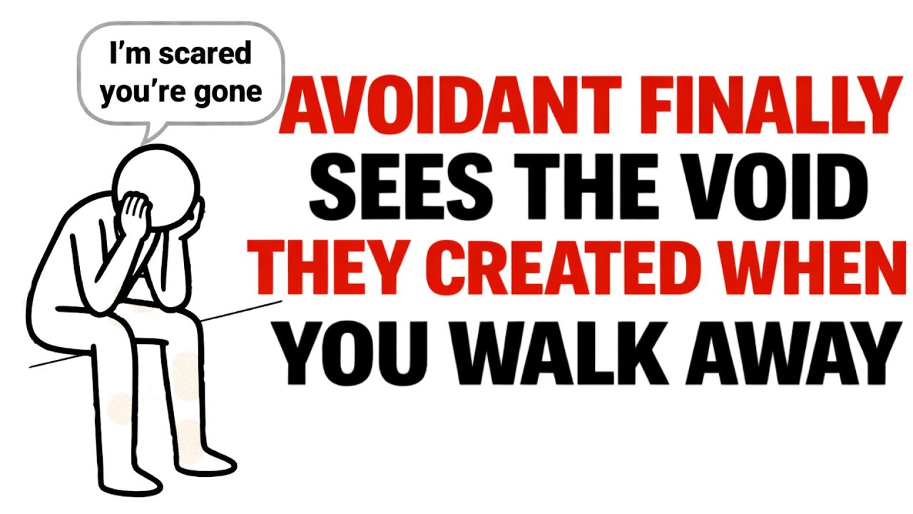 When You Walk Away, Avoidant Finally Sees The Void They Created!