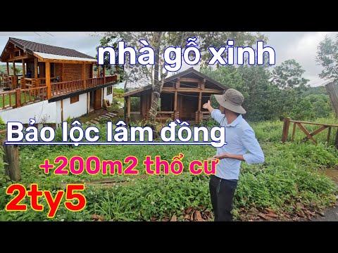 Xót xa bán gấp nhà gỗ nghỉ dưỡng ven hồ ở bảo lộc lâm đồng vì không ai chăm.