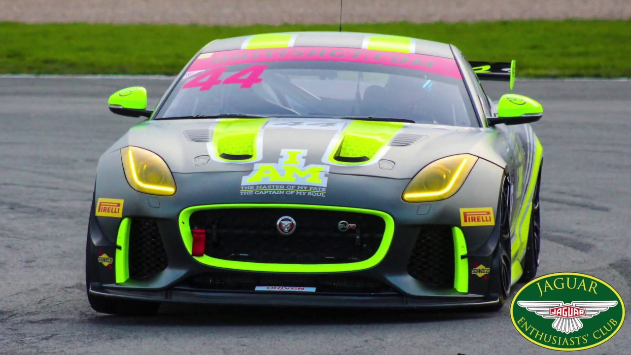 The Invictus Games Racing GT4 Jaguar F Type out on track for British GT  Press Day 