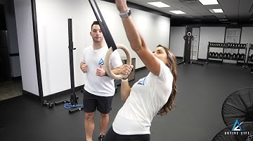 Single Arm Ring Row with Rotation