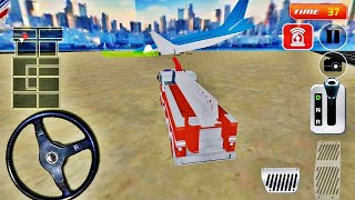 Fire Truck Game Simulator 2020 - American Fire Fighter Airplane Rescue #2 - Android GamePlay screenshot 5