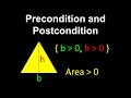 Preconditions and Postconditions - AP Computer Science A