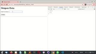 Javascript:  Simpan data - localStorage