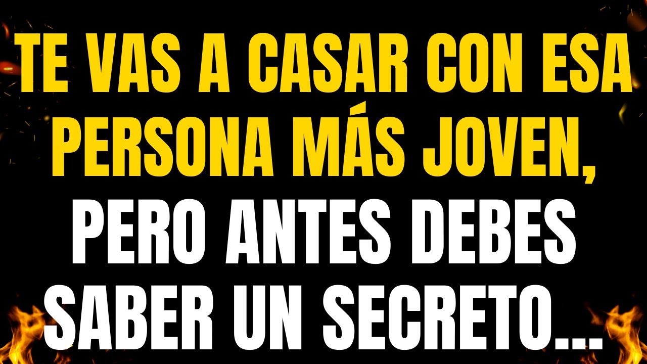 💌¡MENSAJES DE LOS ÁNGELES PARA TI! TE VAS A CASAR CON ESA PERSONA MÁS JOVEN, PERO ANTES DEBES SABER