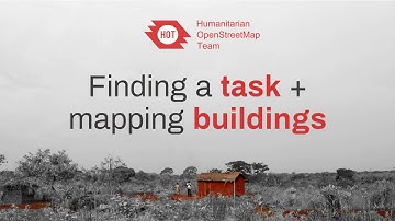 Finding a task and mapping buildings in the Tasking Manager