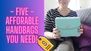 My 5 picks for handbags at an affordable price! | @AlanaMarieFashion