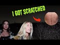 WE WENT BACK TO THE HAUNTED BLUFF AND GOT CHASED OUT!! (I GOT SCRATCHED) **SCARY**