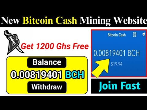 bitcoin cash mining free