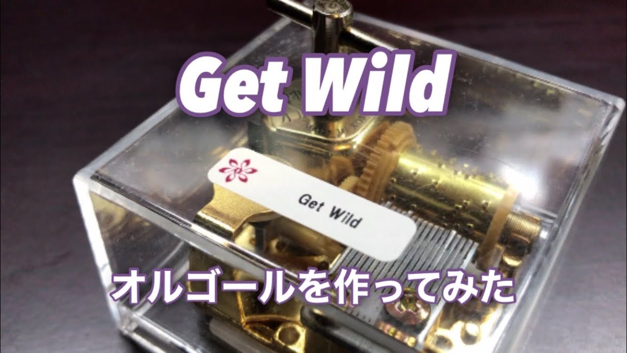 Get Wild」のオルゴールを作ってみた - YouTube