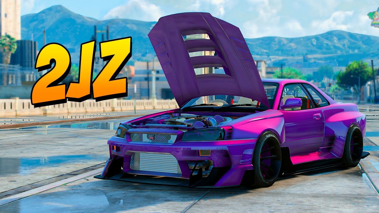 Me ROBO Motor 2JZ Para Potenciar Mi NISSAN GTR Gta Rp