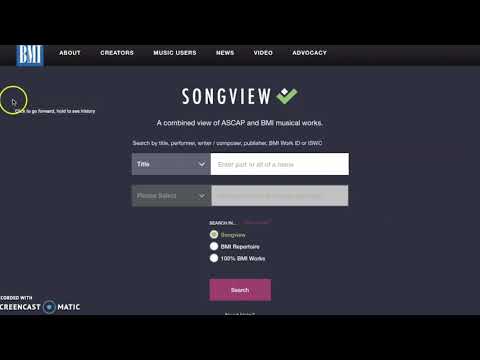 How To Use BMI's Songview