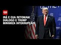 Trump diz que Irã não informou EUA sobre suspensão das negociações | LIVE CNN