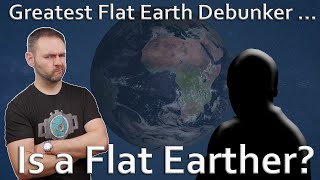 Flat Earther proving the globe .... Again!