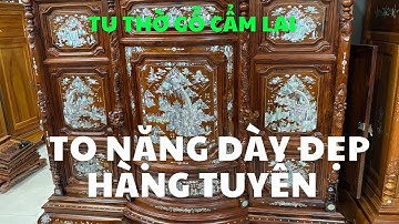Tủ thờ gỗ cẩn ốc cao cấp | Nội Thất Đồ Gỗ Tuấn Anh
