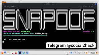 Snapchat Pword - Sna V3.1 Tool