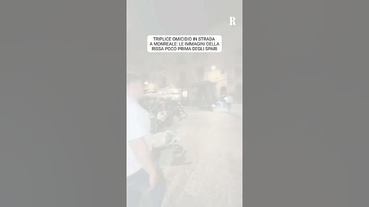 Triplice omicidio in strada a Monreale: le immagini della rissa