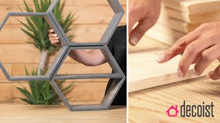 Decoist Original DIY: Hexagon Box Shelves