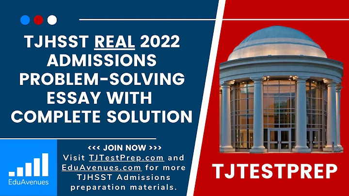 TJHSST REAL 2022 Admissions Assessment Problem-Solving Essay (PSE) — Complete Solution - DayDayNews