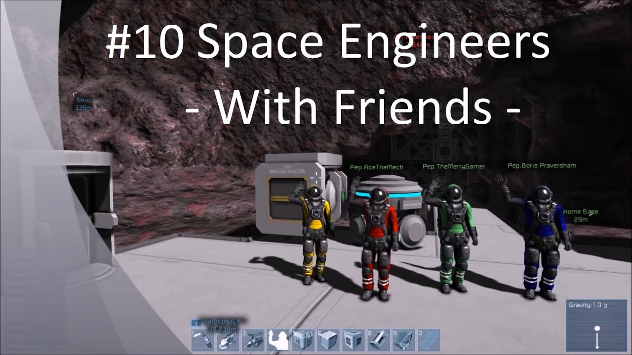 S1E010 Space Engineers With Friends - Little Ship Monstrosity - YouTube