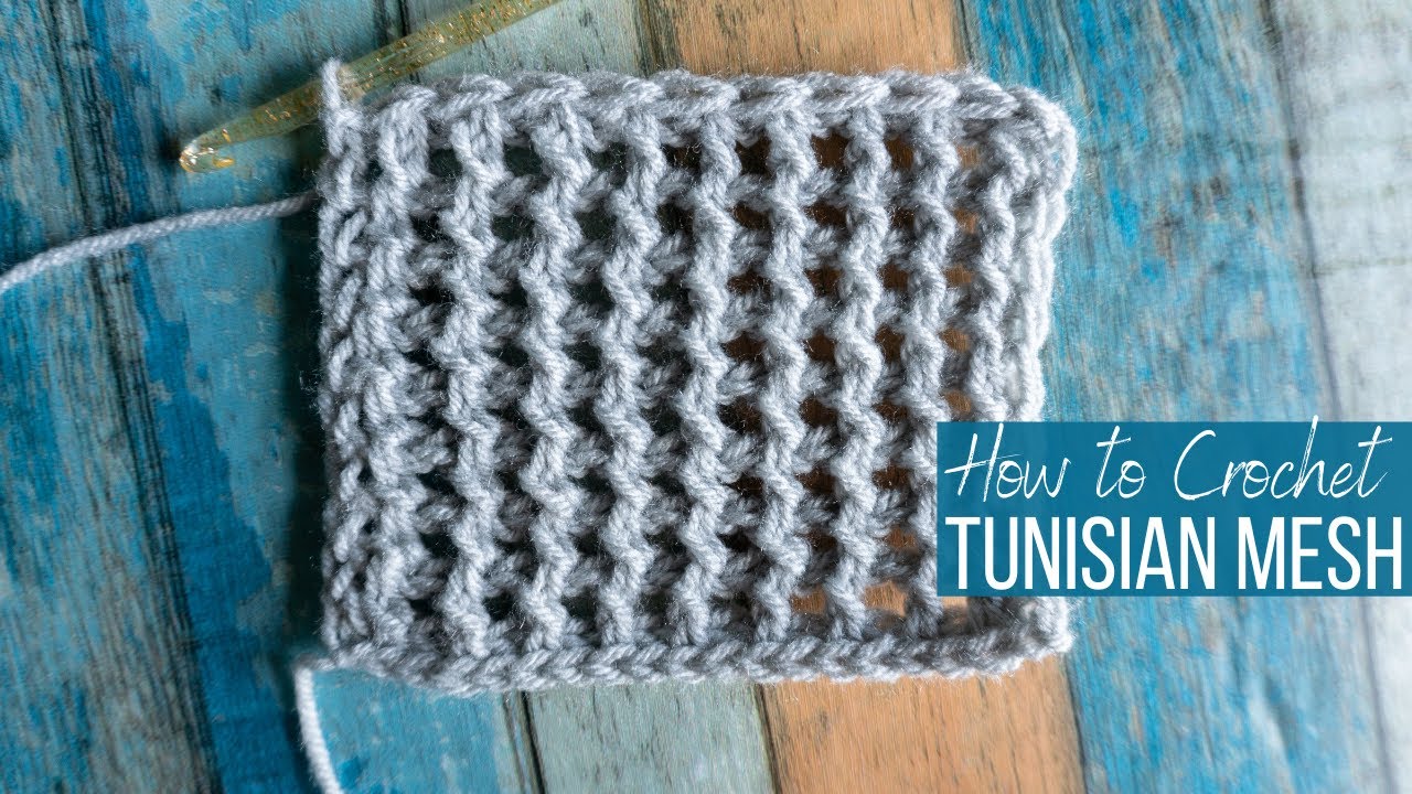 How to Crochet Tunisian Mesh