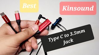 Best Type C to 3.5mm Jack/Adapter/Converter | Kinsound | With and without charging support